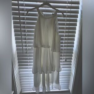 NEW White layered mini dress